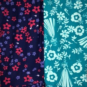 LulaRoe Disney’s Sleeping Beauty and purple floral